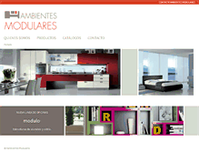 Tablet Screenshot of ambientesmodulares.com